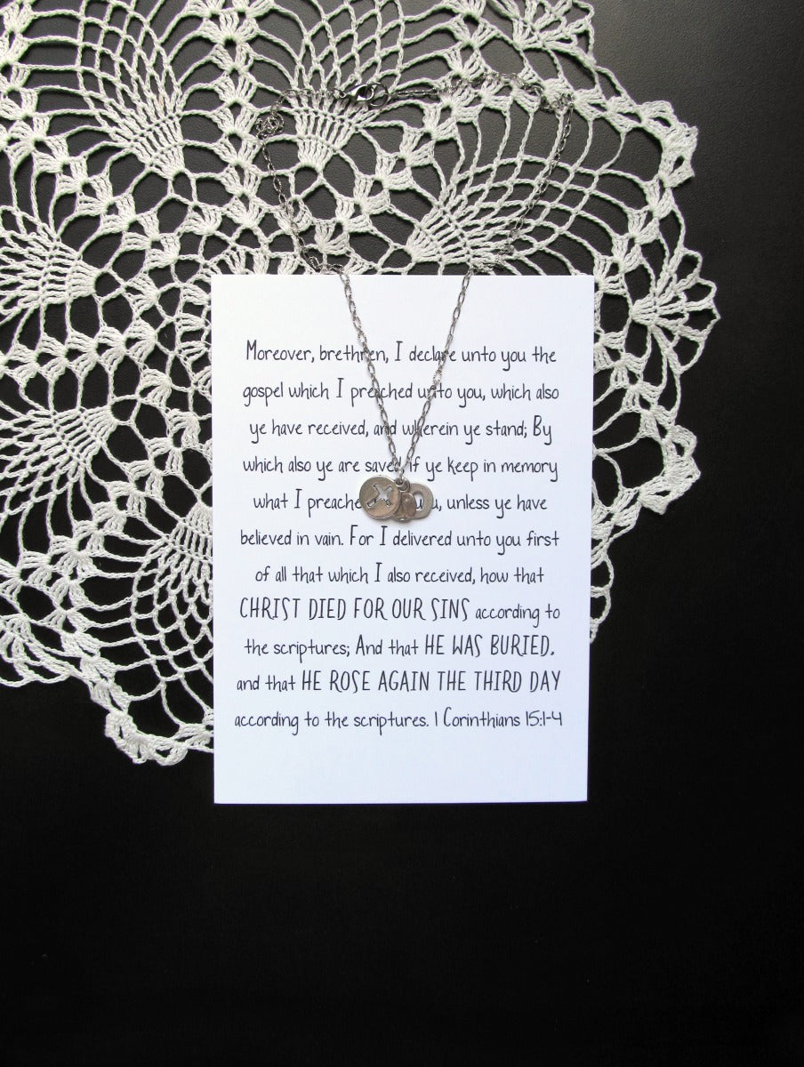 The Gospel Single Strand Necklace & Print