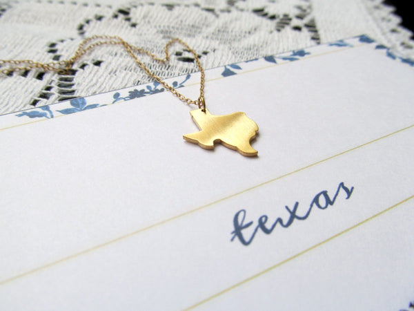 TEXAS State Necklace