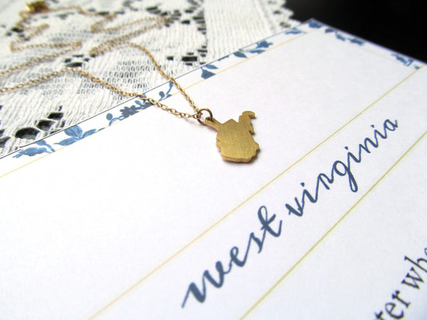 WEST VIRGINIA State Necklace