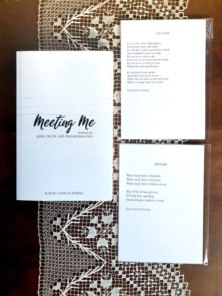 BOOK AND PRINTS SET | Meeting Me, "Anchor," and "Rivers" 5x7" Prints
