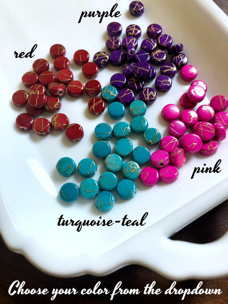 I AM WHOLE Long Beaded Necklace - Choose Your Color