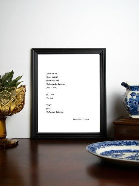 PROUD OF YOU Acrostic Poem Print | 5x7" or 8x10"