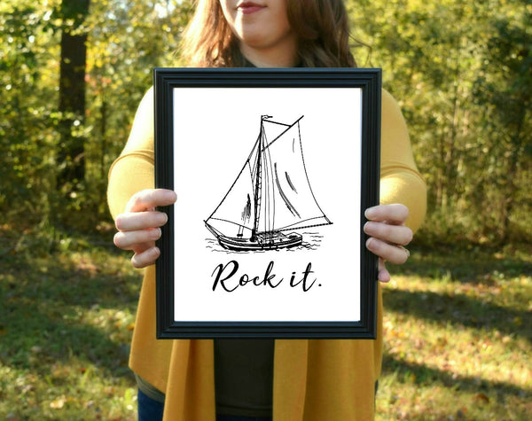Rock the Boat Print | 5x7" or 8x10"
