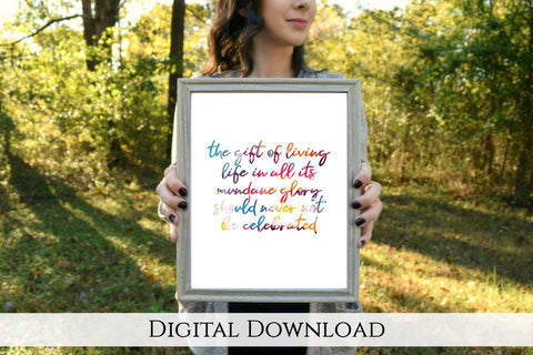 The Gift of Life Printable | 5x7" and 8x10"