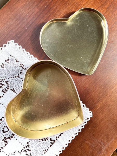 Vintage Valentine Heart Tin