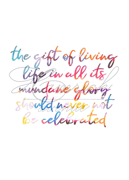 The Gift of Life Print | 5x7" or 8x10"
