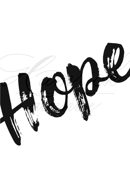 Hope Word Art Print | 5x7" or 8x10"