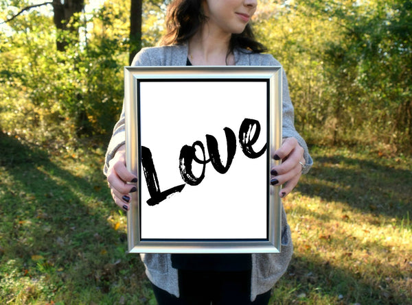Love Word Art Print | 5x7" or 8x10"