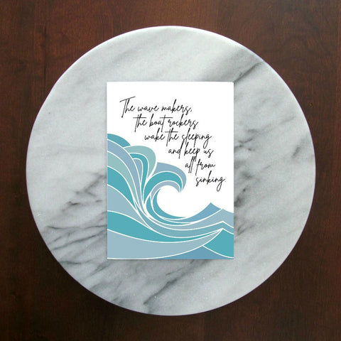 Wave Maker Colorful Print | 5x7" or 8x10"