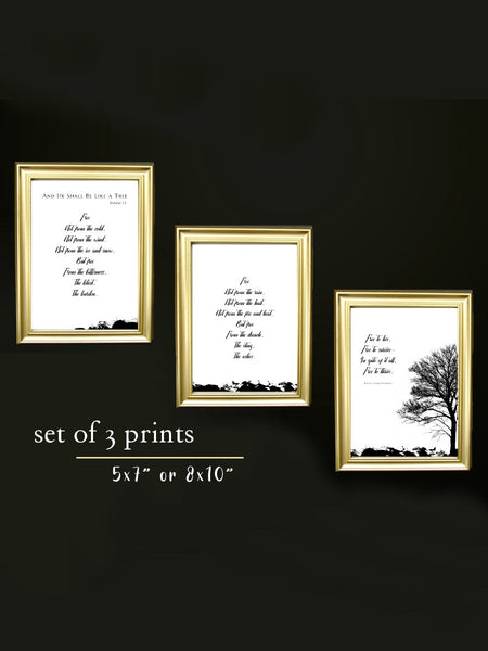 LIKE A TREE Collage Prints | 5x7" or 8x10"