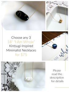 I AM WHOLE Minimalist Necklace Special Discount